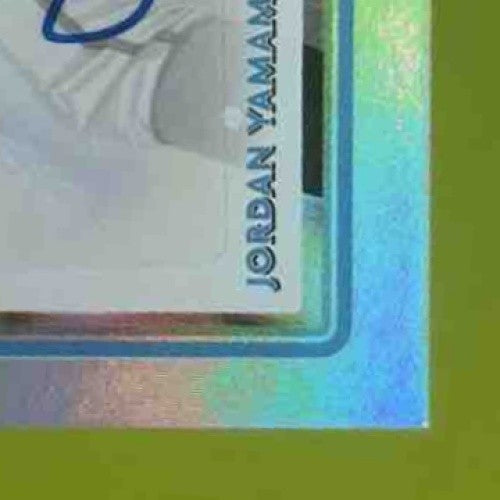 2020 Panini Donruss Jordan Yamamoto Signature Series Auto RC Miami Marlins