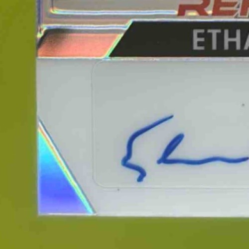 2024 Leaf Press Pass Premium Ethan Holliday Auto Reflector Prismatic Silver /35