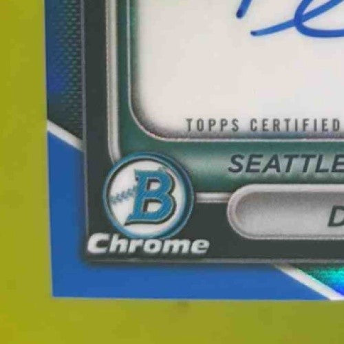 2024 Bowman Chrome Sapphire Dawel Joseph Prospect Auto /199 #CSPA-DJ Mariners