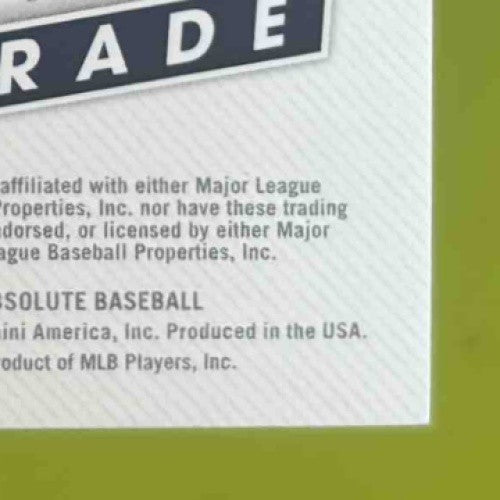 2021 Panini Absolute Brent Rooker Tools of Trade Auto Dual Patch /99 RC Twins