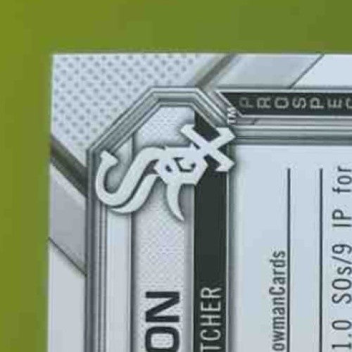 2021 Bowman Will Kincanon Auto #PAPR-WK 1st Prospect Chicago White Sox