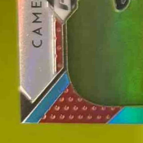 2019 Prizm Draft Picks Cameron Cannon Auto Blue /36 #67 Wildcats
