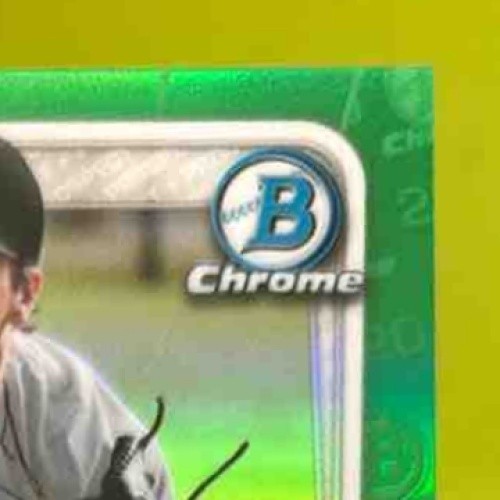 2020 Bowman Draft Adisyn Coffey Chrome Pick Auto Green Refractor /99 White Sox