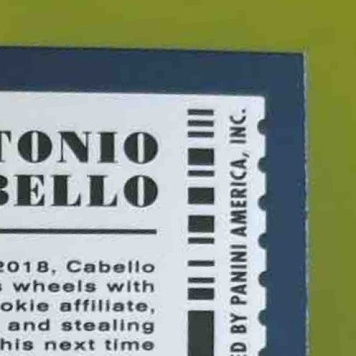 2019 Panini Contenders Draft Antonio Cabello Auto /10 #24 New York Yankees