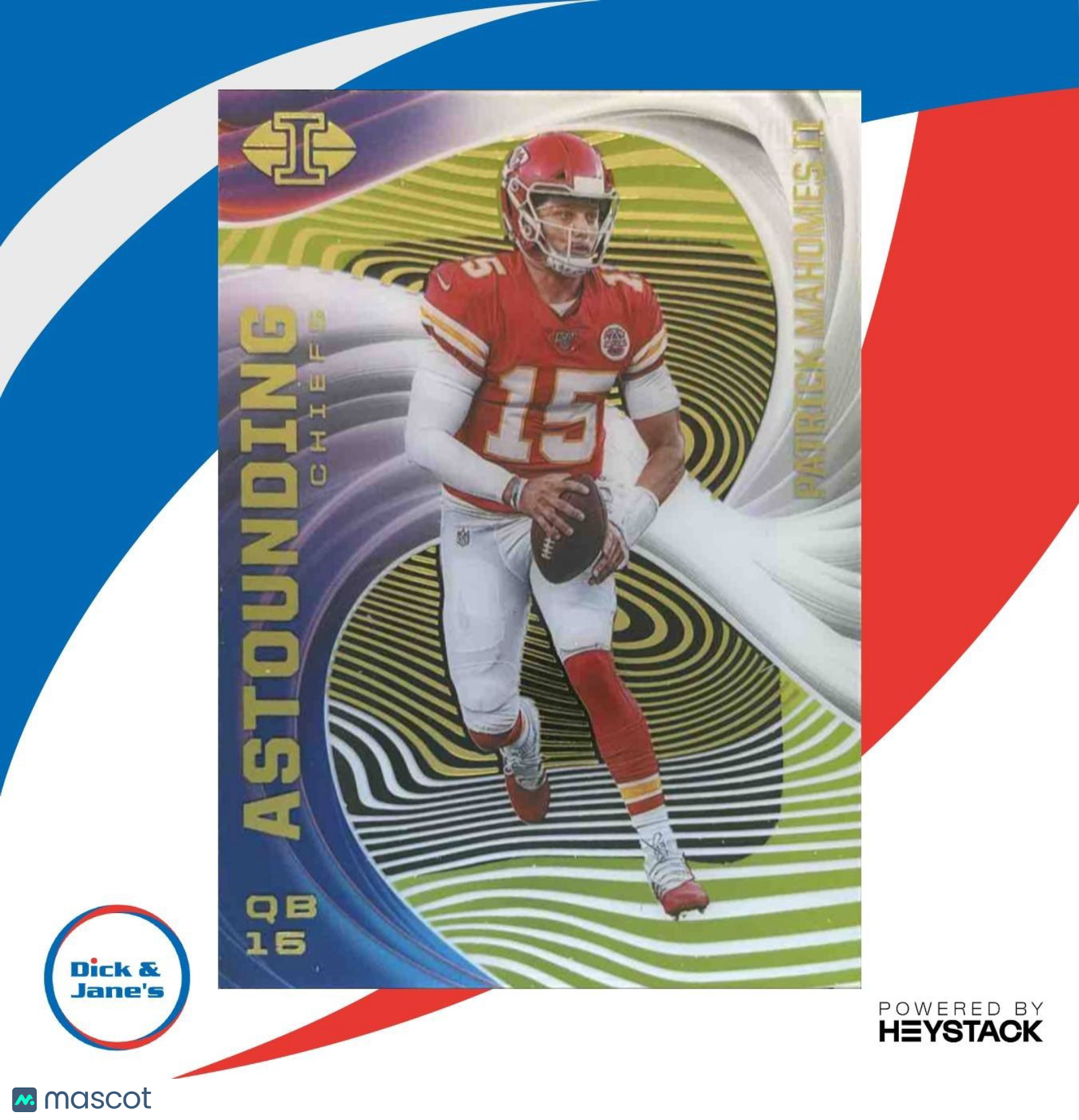 2020 Panini Illusions Patrick Mahomes II Astounding #A11 Kansas City Chiefs