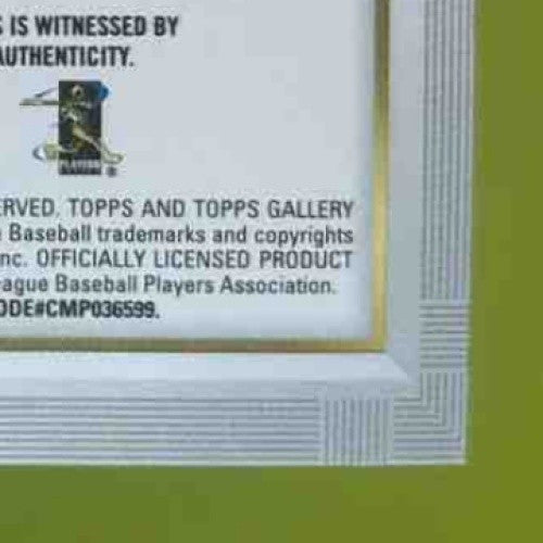 2019 Topps Gallery Jalen Beeks Auto #22 RC Tampa Bay Rays