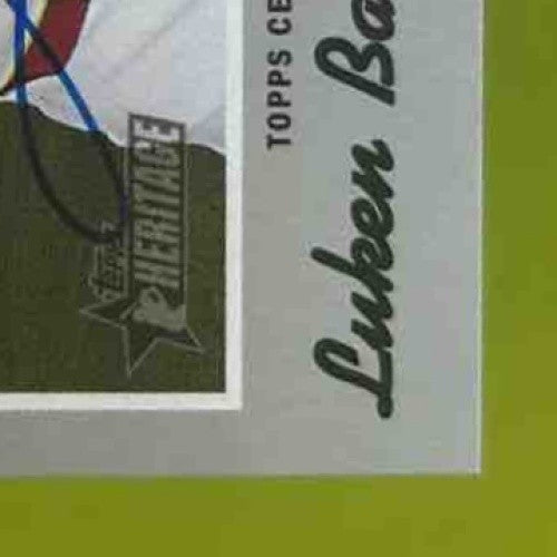 2019 Topps Heritage Minor League Luken Baker Real One Auto #ROA-LB