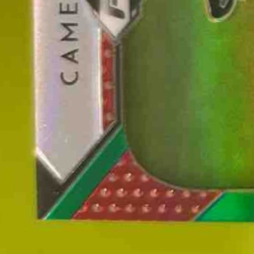 2019 Panini Prizm Draft Picks Cameron Cannon Auto Green #67 Arizona Wildcats