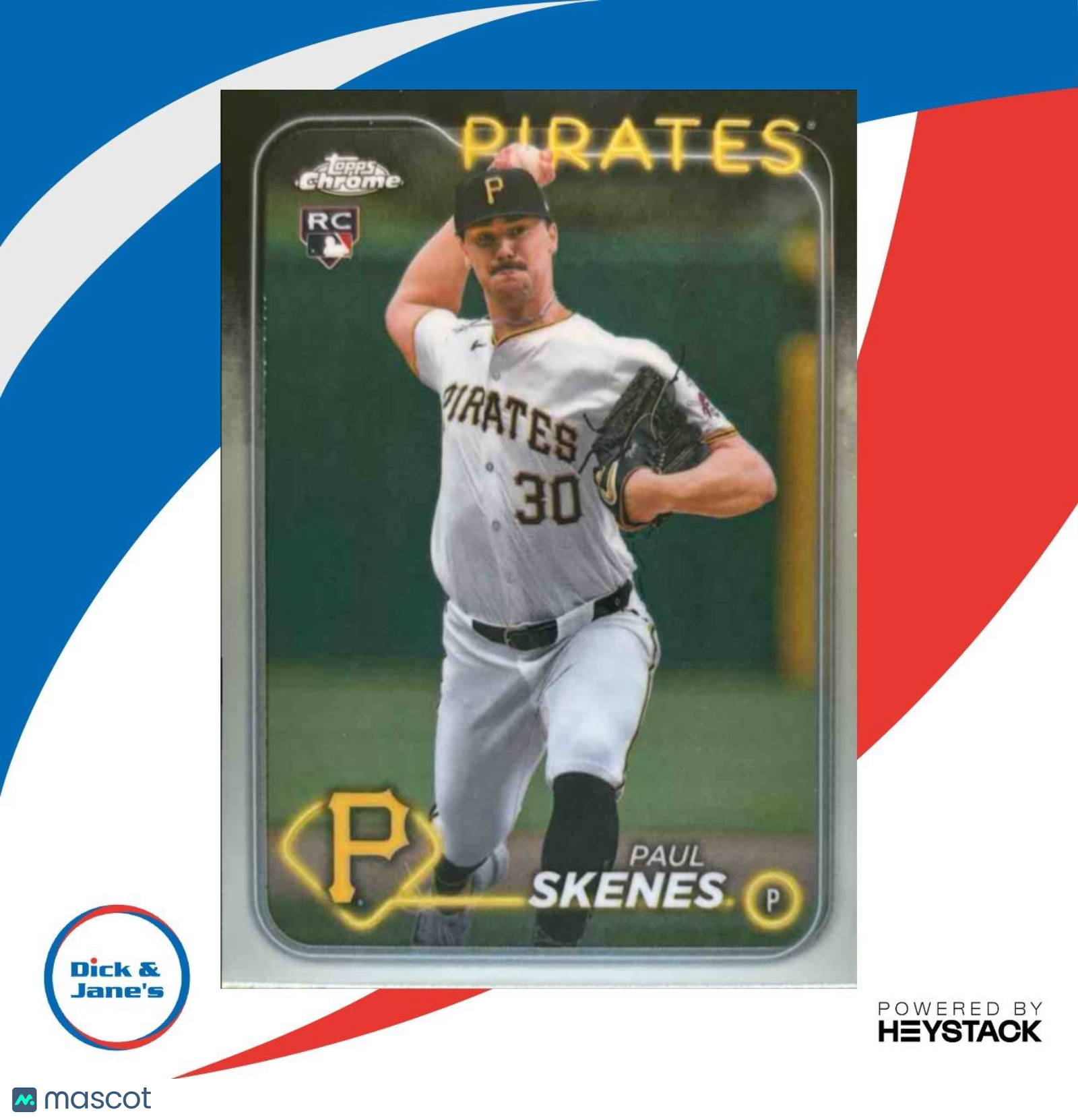 2024 Topps Chrome Update Paul Skenes #USC88 RC Pittsburgh Pirates