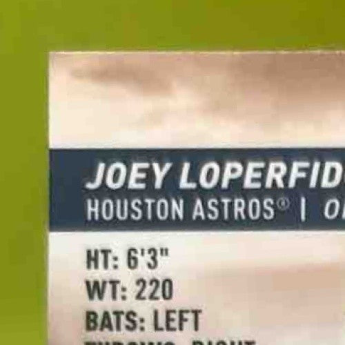 2024 Topps Stadium Club Joey Loperfido Chrome #259 RC Houston Astros