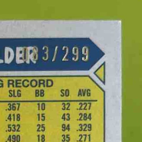 2022 Topps Eloy Jimenez 1987 Baseball 35th Anniversary Black /299 White Sox