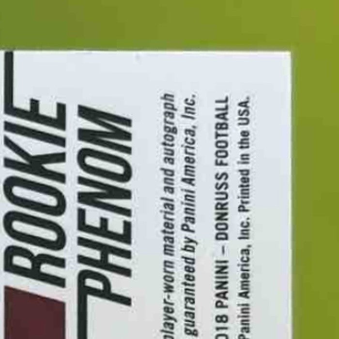 2018 Donruss Josh Rosen Rookie Phenom Jersey Auto Prime /25 #2 RC Cardinals