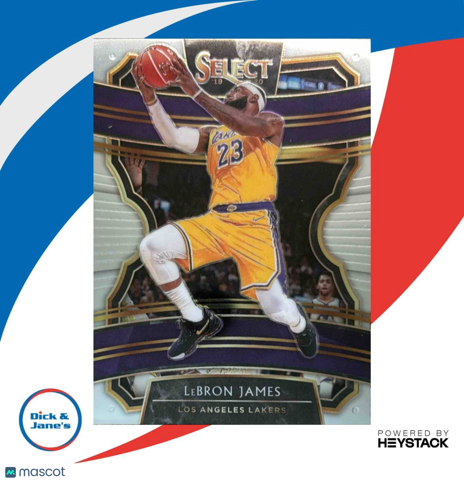 2019-20 Panini Select LeBron James #47 Concourse Los Angeles Lakers