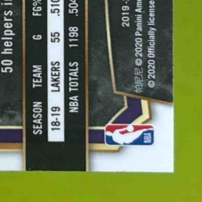2019-20 Panini Select LeBron James #47 Concourse Los Angeles Lakers