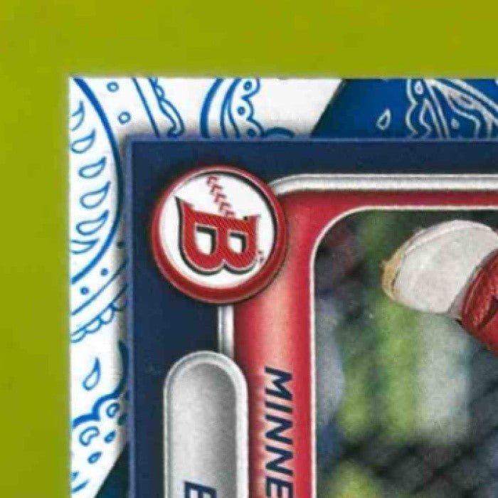 2024 Bowman Byron Chourio Blue Pattern /125 #BP-129 1st Prospect Minnesota Twins