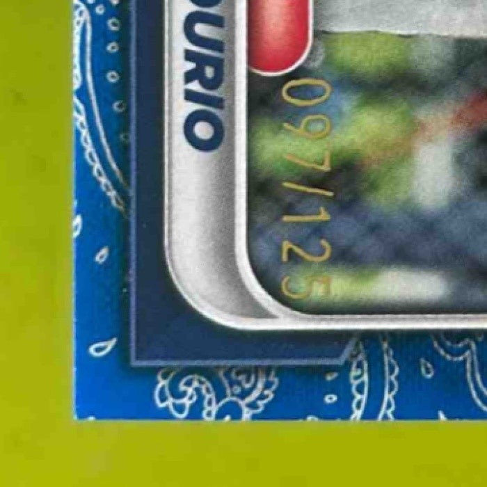 2024 Bowman Byron Chourio Blue Pattern /125 #BP-129 1st Prospect Minnesota Twins