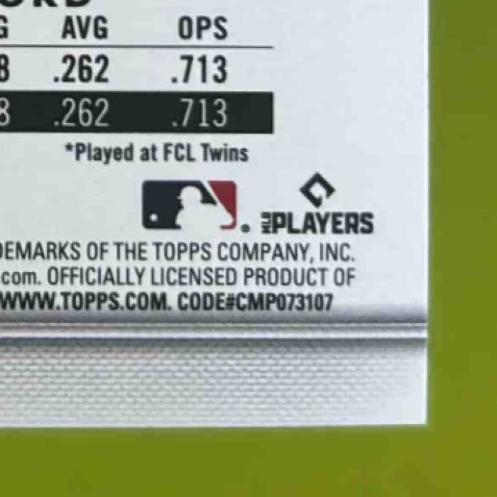 2024 Bowman Byron Chourio Blue Pattern /125 #BP-129 1st Prospect Minnesota Twins