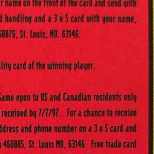 1996-97 Collectors Choice Italian Michael Jordan Crash the Game #C30b Bulls