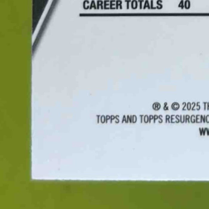 2024 Topps Resurgence Brock Bowers Yellow Surge 91/225 #147 RC Las Vegas Raiders