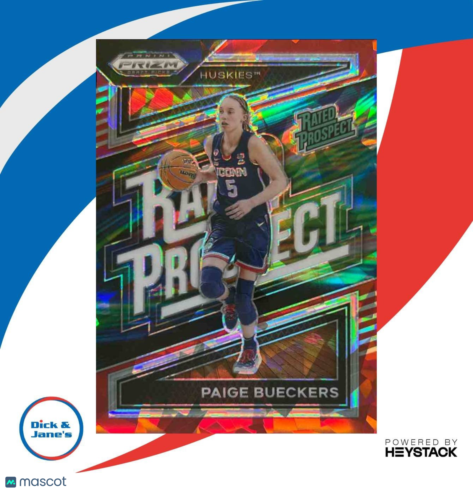 2024 Panini Prizm Draft Picks Collegiate Paige Bueckers Red Ice #2