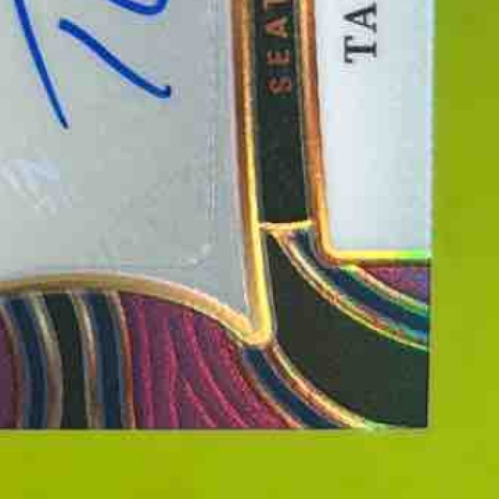 2024 Panini Select Tariq Woolen Signature Patch Purple /49 Seahawks