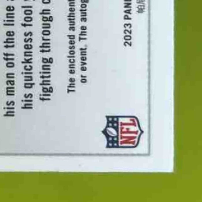 2023 Contenders Optic Jalin Hyatt Rookie Patch Auto /75 MEM RC New York Giants