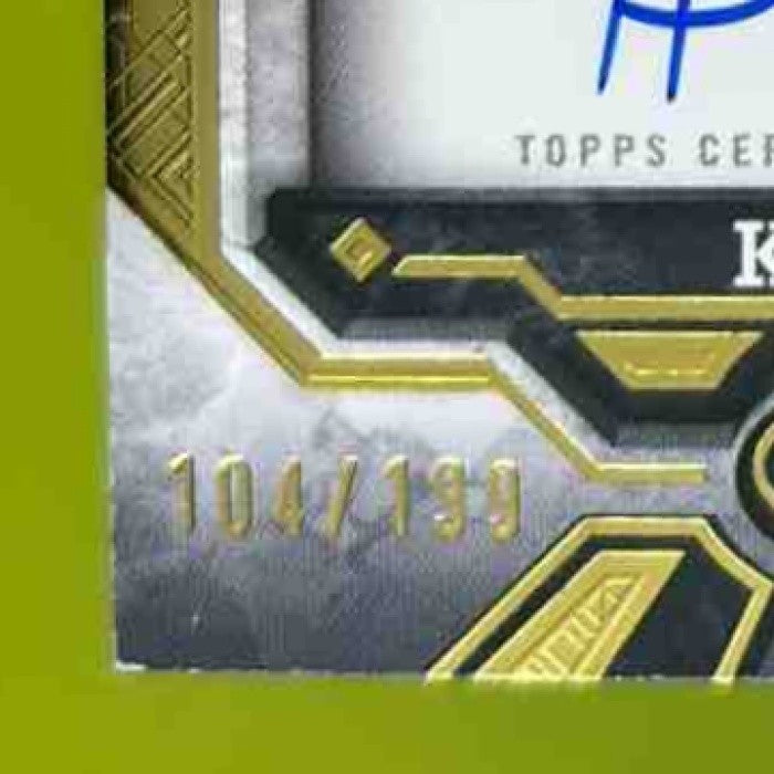 2025 Topps Tier One Heston Kjerstad Break Out Auto 104/199 Baltimore Orioles