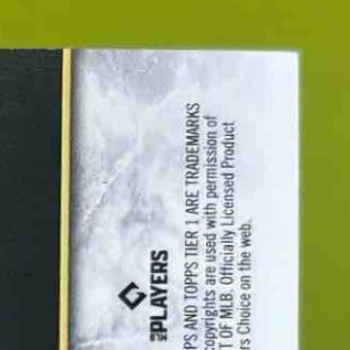 2025 Topps Tier One Heston Kjerstad Break Out Auto 104/199 Baltimore Orioles