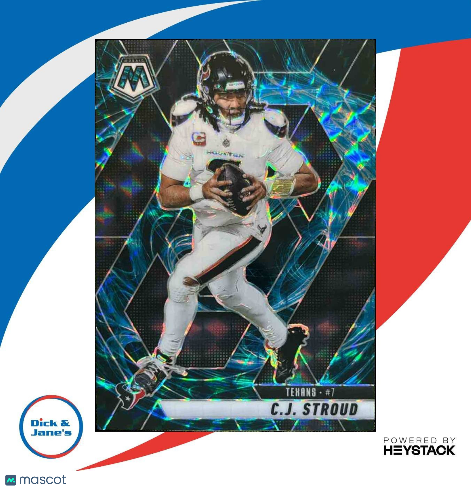 2025 Panini Mosaic C.J. Stroud Genesis Prizm #71 Houston Texans
