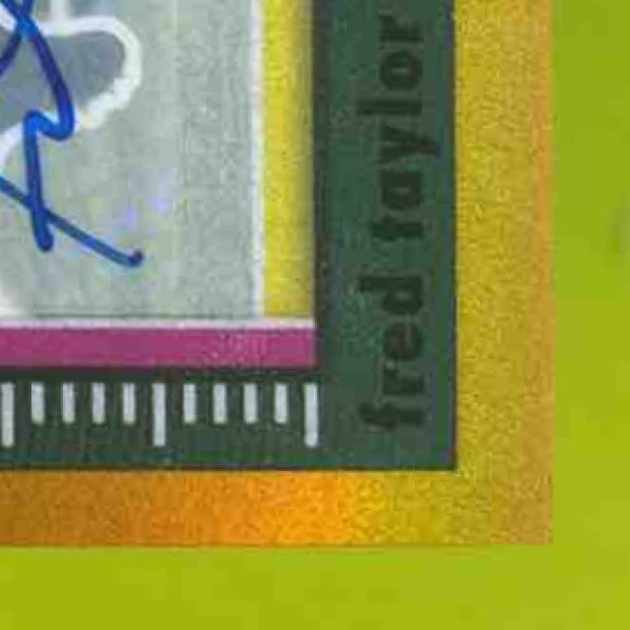 2022 Panini Classics Fred Taylor Signatures Gold /15 Auto Jacksonville Jaguars