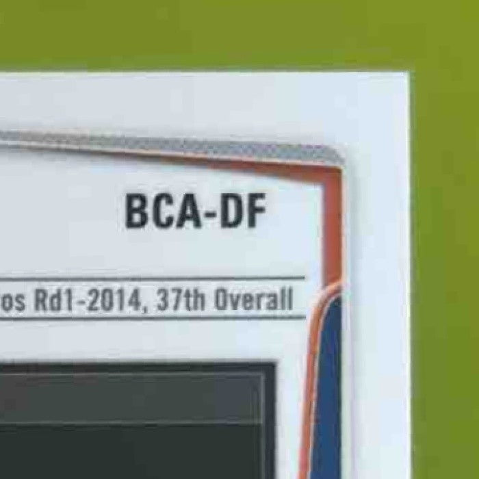 2014 Bowman Draft Derek Fisher Chrome Pick Auto Refractor #BCA-DF Houston Astros