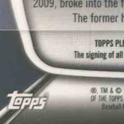 2012 Bowman Platinum Mikie Mahtook Prospect Auto #AP-MM Tampa Bay Rays