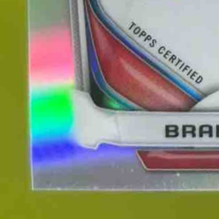 2014 Bowman Draft Bradley Zimmer Chrome Pick Auto Refractor Cleveland Indians