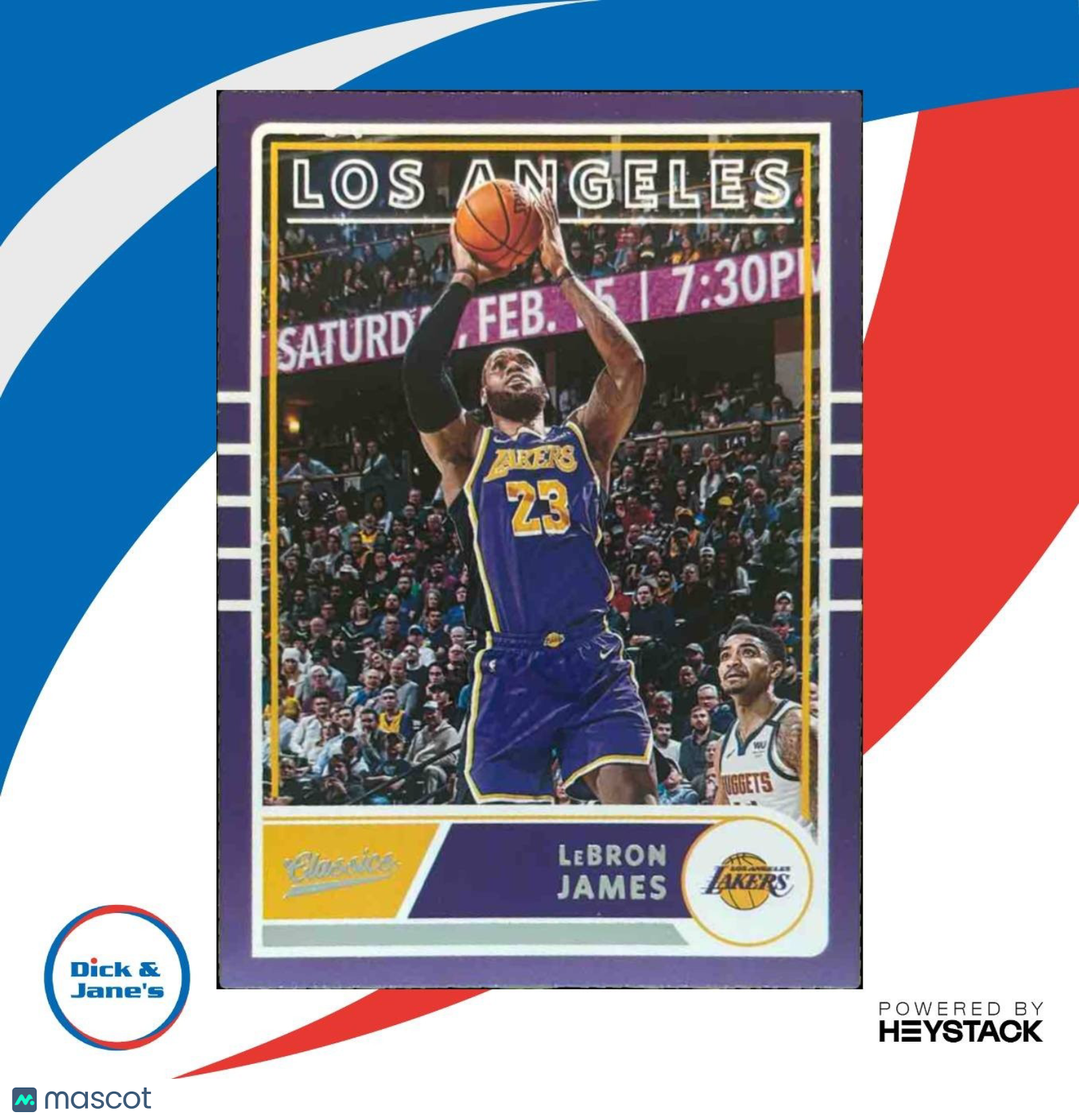 2019-20 Panini Chronicles LeBron James #641 Classics Los Angeles Lakers
