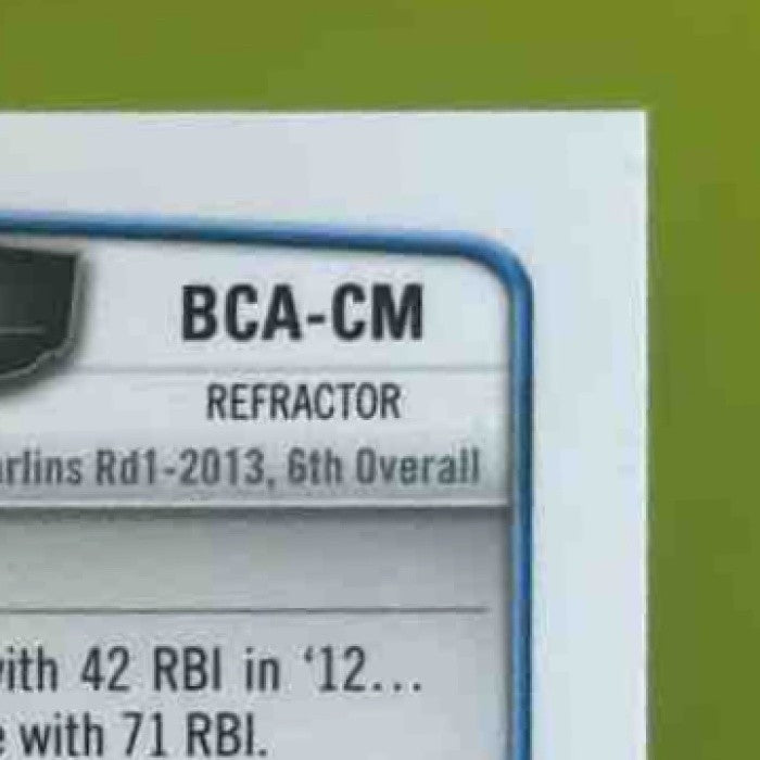 2013 Bowman Draft Picks & Prospects Chrome Colin Moran Auto Blue /50 Marlins