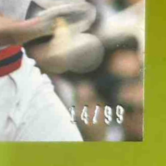 2013 Topps Carlton Fisk Chasing History Relics Gold 14/99 MEM Boston Red Sox