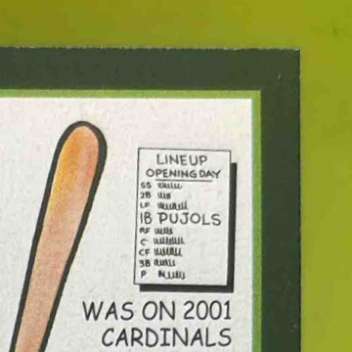 2009 Upper Deck Goudey Albert Pujols Mini Green Back #270 St. Louis Cardinals