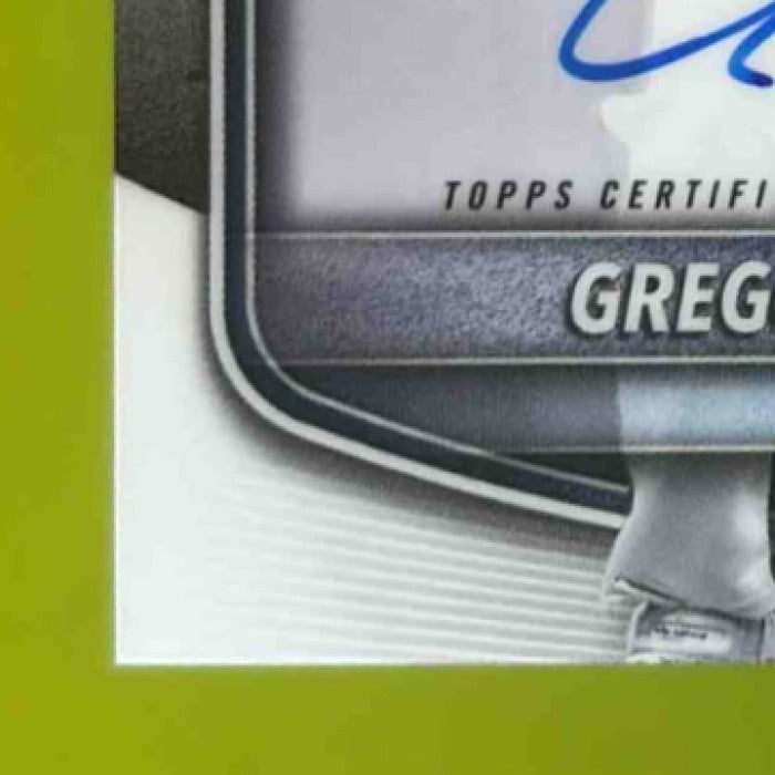 2025 Bowman Gregory Barrios Chrome Auto #CPA-GB 1st Prospect Tampa Bay Rays