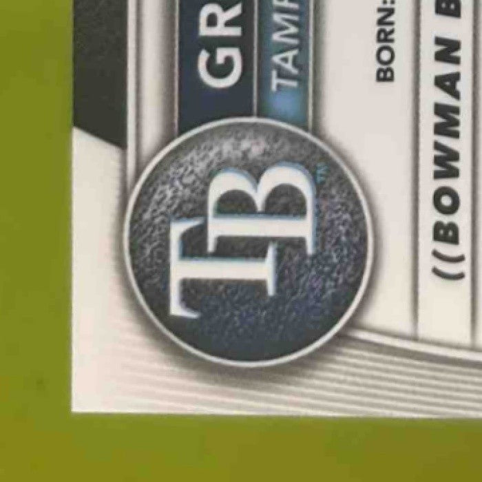 2025 Bowman Gregory Barrios Chrome Auto #CPA-GB 1st Prospect Tampa Bay Rays