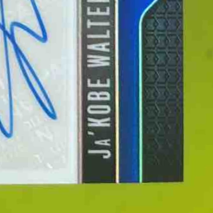 2024-25 Panini Prizm Ja'Kobe Walter Rookie Signatures Blue /49 Auto RC Raptors
