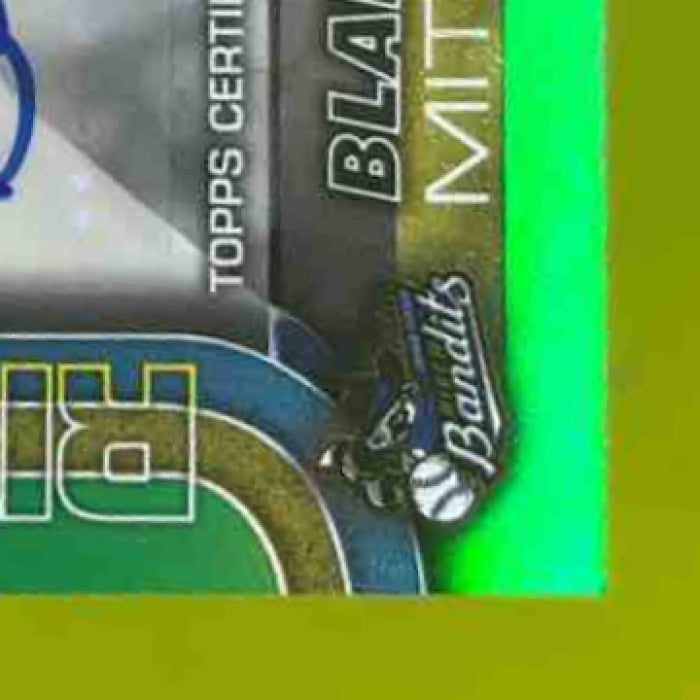 2025 Topps Pro Debut Blake Mitchell Auto Green Foil /99 River Bandits