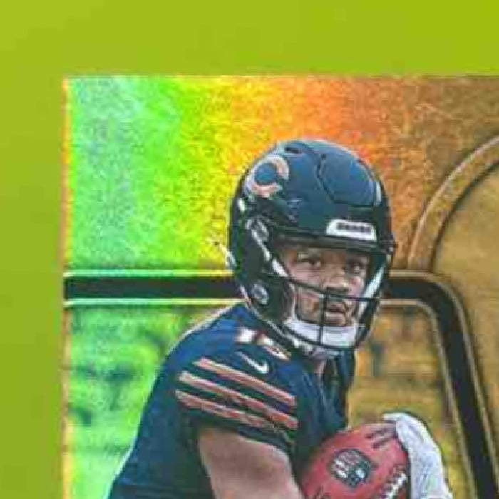 2024 Panini Gold Standard Rome Odunze Rookie Dual Jersey Auto /149 MEM RC Bears
