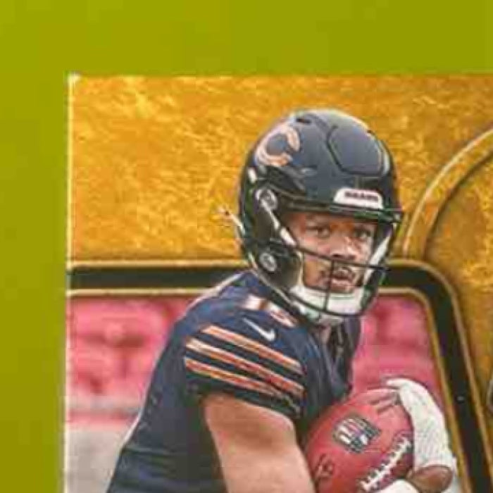 2024 Panini Gold Standard Rome Odunze Rookie Dual Jersey Auto /149 MEM RC Bears