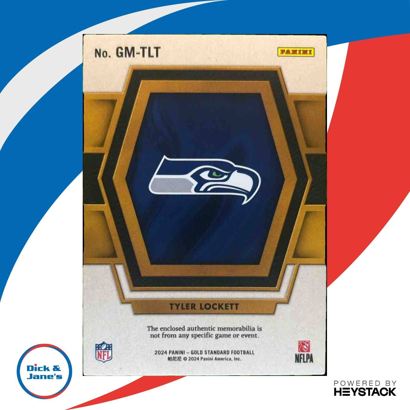 2024 Panini Gold Standard Tyler Lockett Mine Rose 5/24 MEM Seattle Seahawks