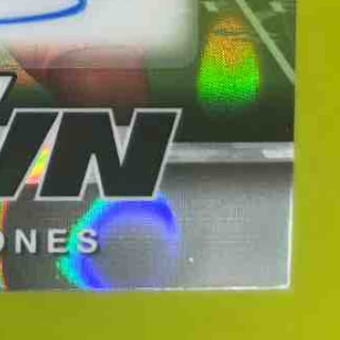 2025 Leaf Football Nation Kyron Drones A New Dawn Auto Prismatic Silver /15