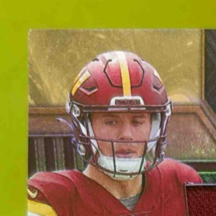2024 Panini Gold Standard Luke McCaffrey Patch Auto /149 #264 MEM RC Commanders