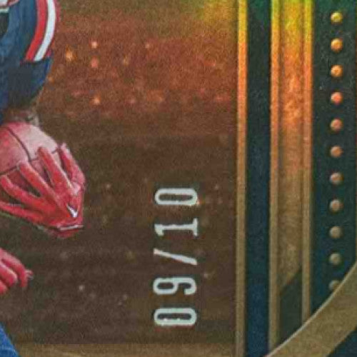 2024 Panini Gold Standard Ja'Lynn Polk Golden Debut Auto /10 RC Patriots