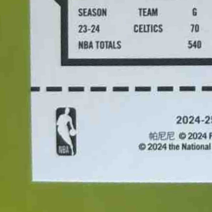2024-25 Panini Hoops Jaylen Brown Dragon 52/75 #122 Boston Celtics
