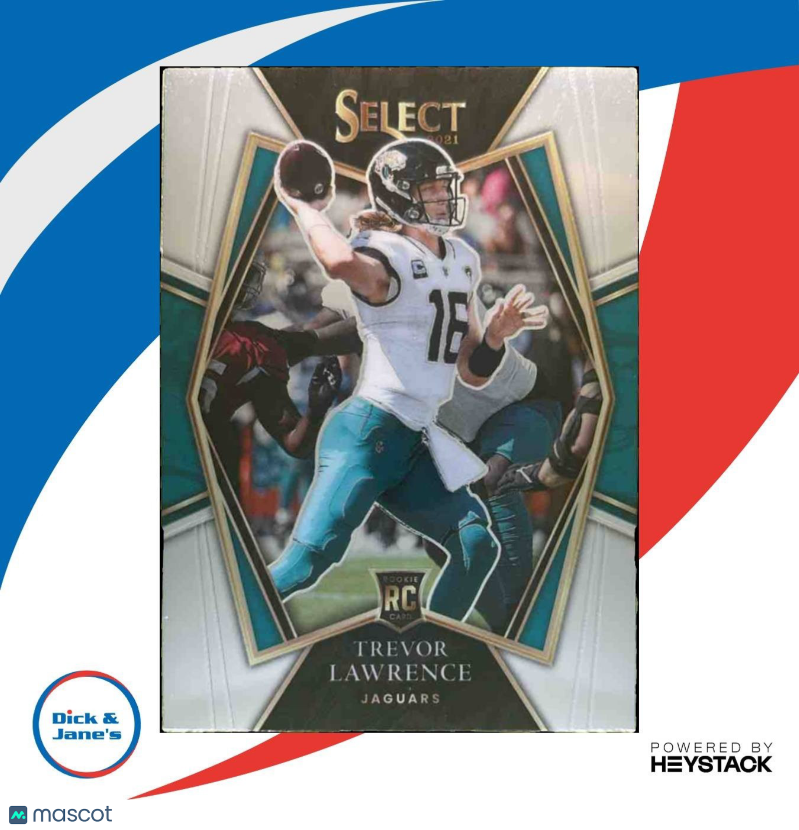 2021 Panini Select Trevor Lawrence #143 RC Premier Level Jacksonville Jaguars