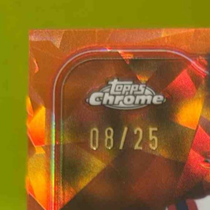 2024 Topps Chrome Sapphire Edition Ja'Lynn Polk Auto Orange /25 RC Patriots